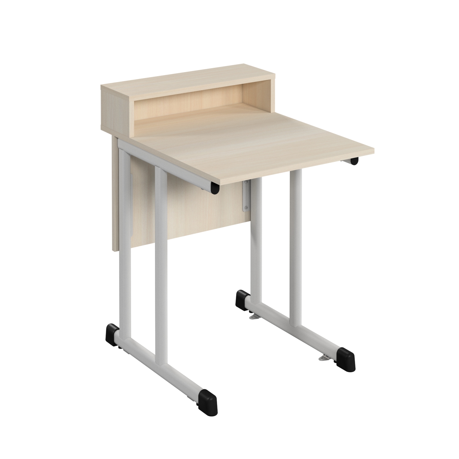 Стіл демонстрац.-помічник, АНШАР ГРУП (100301 HPL), 600х750х900мм, стільниця–з хім.стійким HPL, каркас–посилена вертик.плоскоов.труба, з кріпленням до підлоги